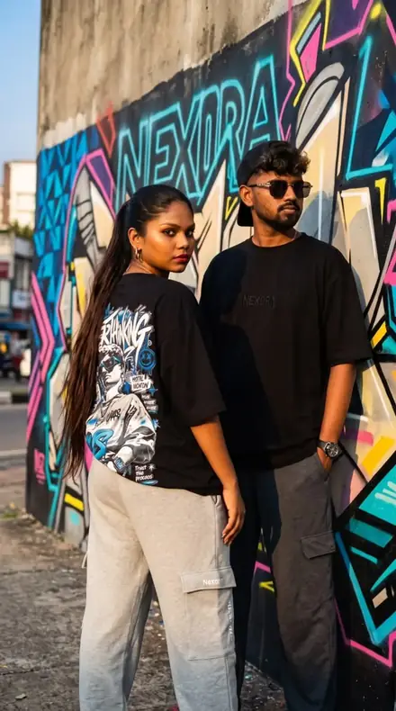 Shogun Back Print Tee — NEXORA back-print graphics